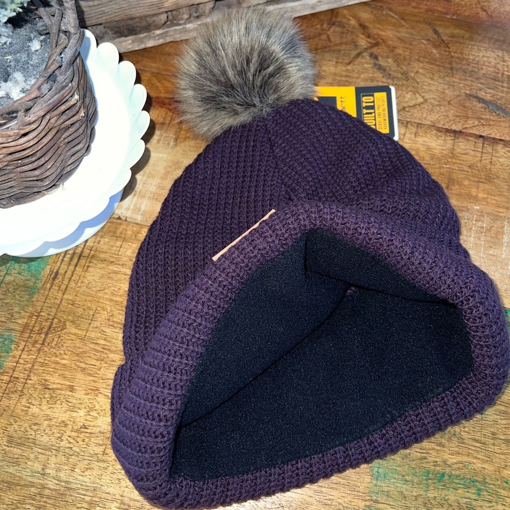 Carhartt fleece lined knit hat beanie. NWT - Picture 3 of 5